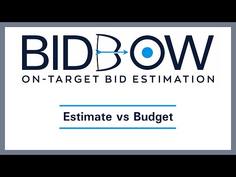 Estimate vs Budget